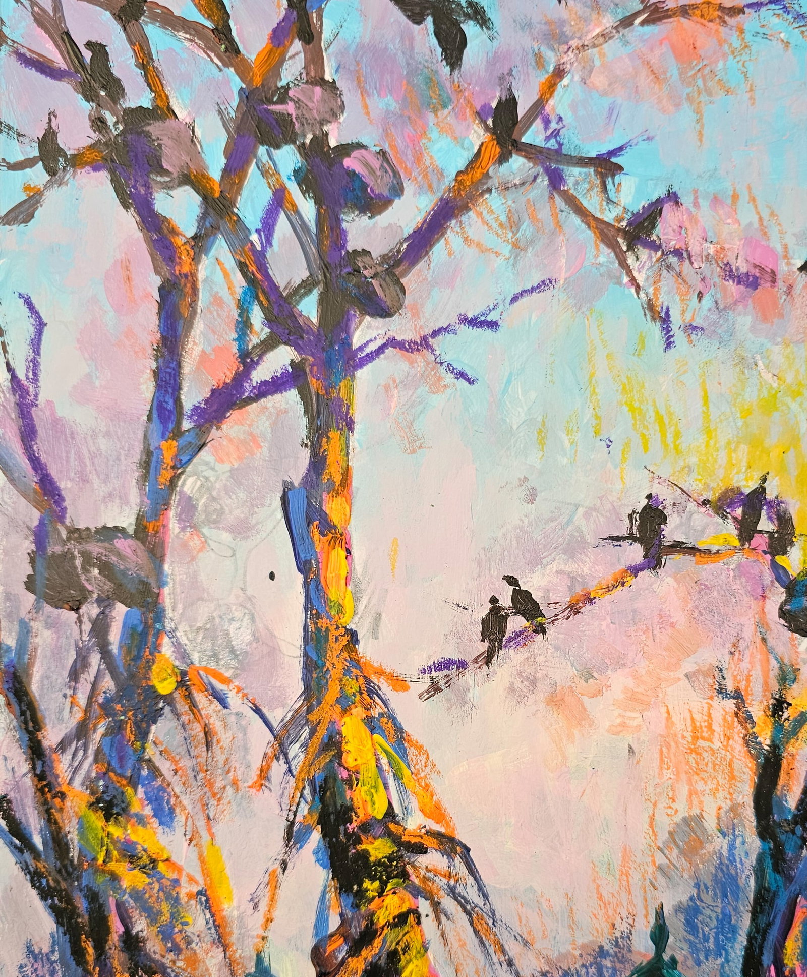 Oil painting evening is coming Vyacheslav Petrovich Babac - 8