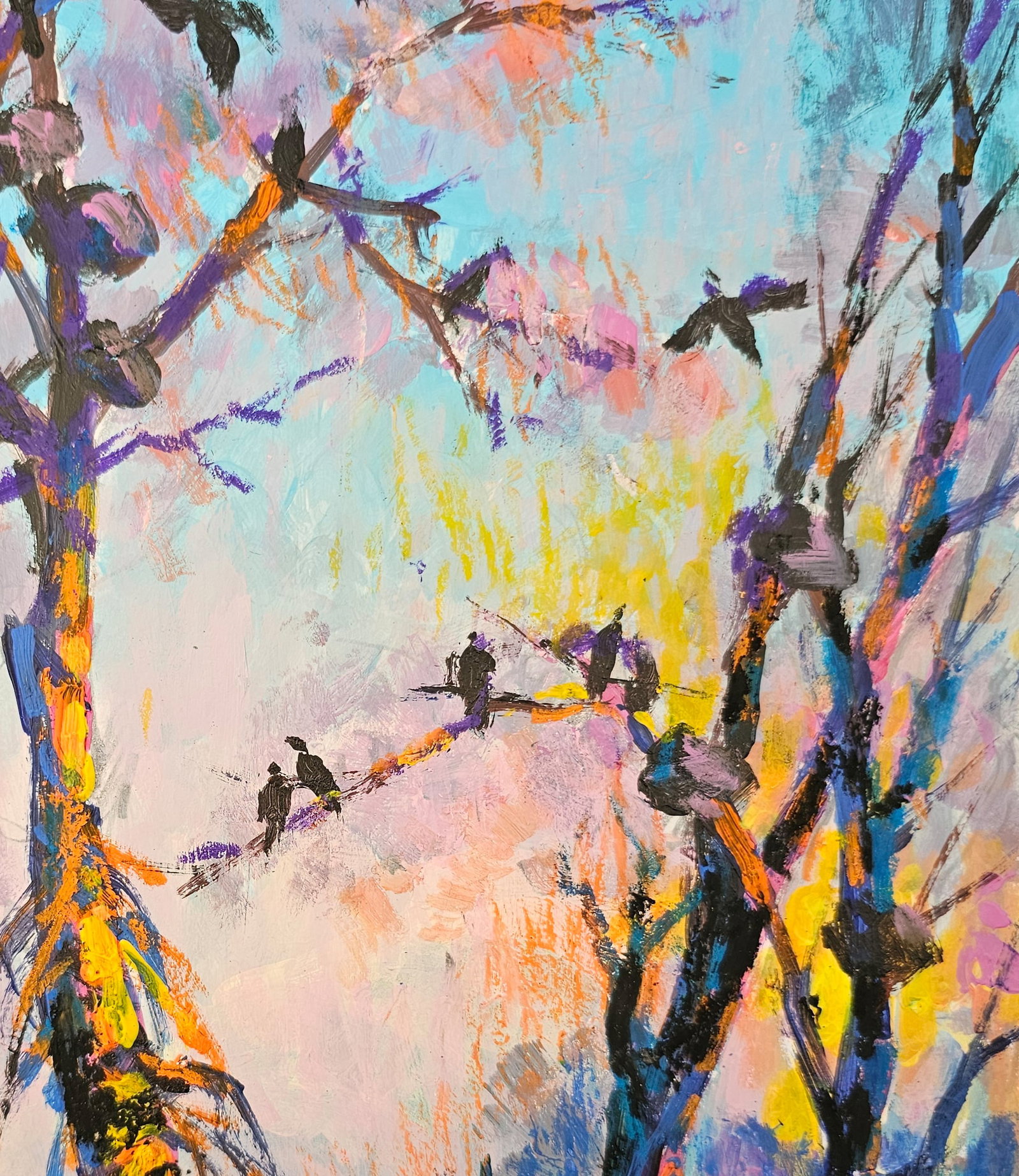 Oil painting evening is coming Vyacheslav Petrovich Babac - 9