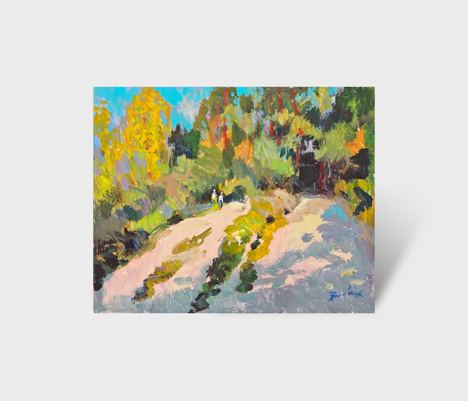 Acrylic painting The road to the forest Vyacheslav Petrovich Babac - 10