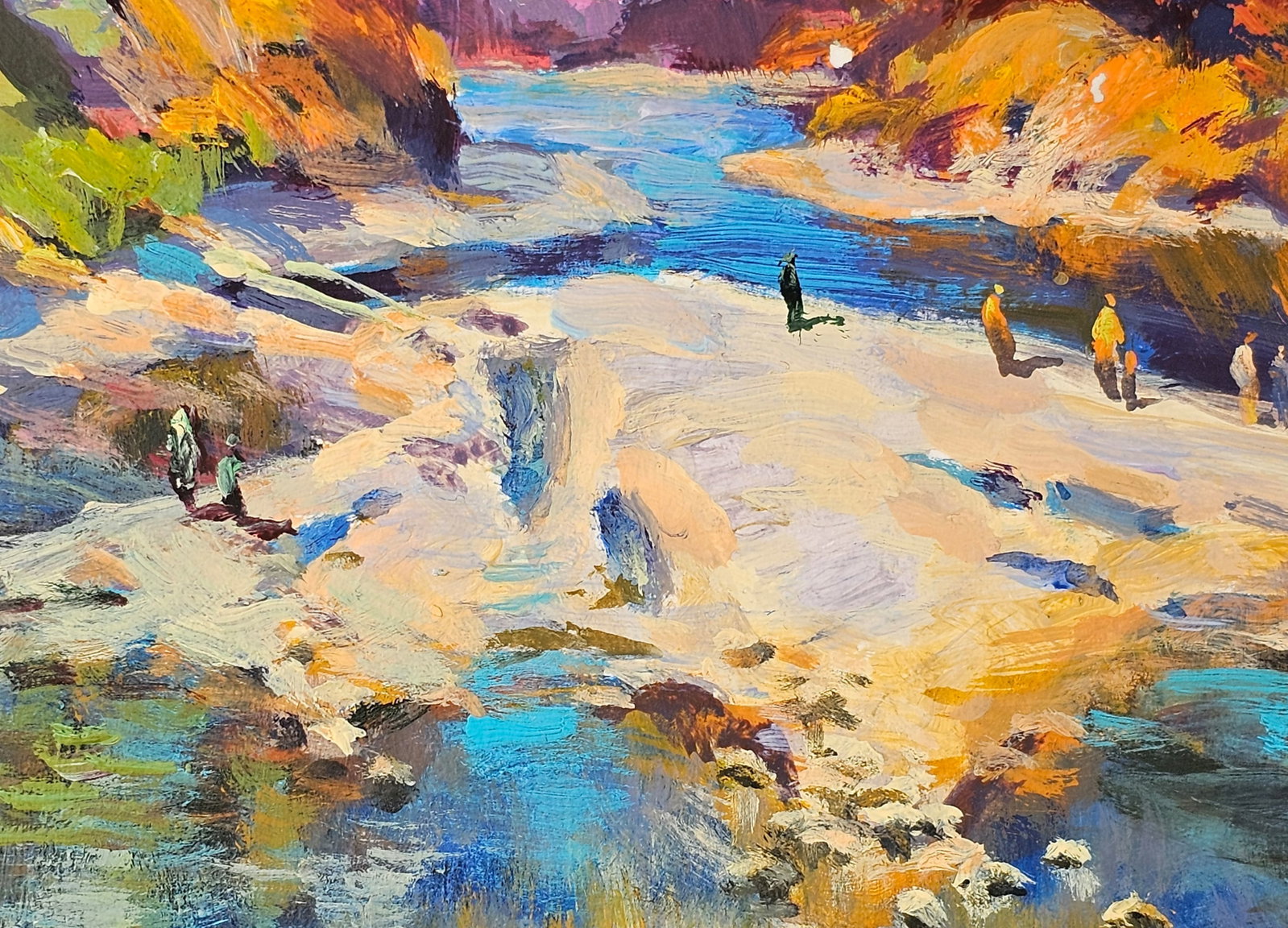 Acrylic painting the city of Ivano-Frankivsk Vyacheslav Petrovich Babac - 7