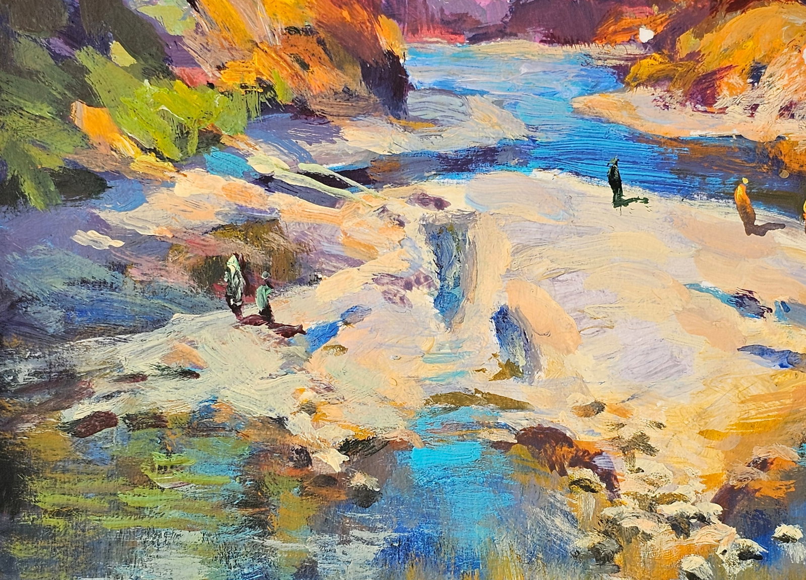 Acrylic painting the city of Ivano-Frankivsk Vyacheslav Petrovich Babac - 8