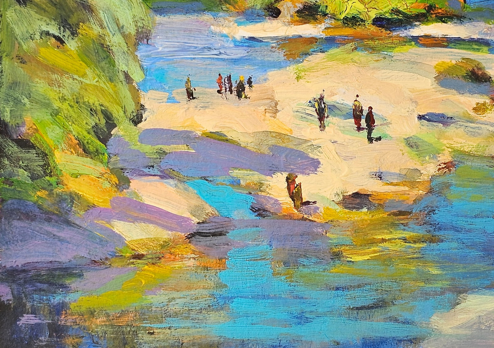 Acrylic painting the city of Ivano-Frankivsk Vyacheslav Petrovich Babac - 5