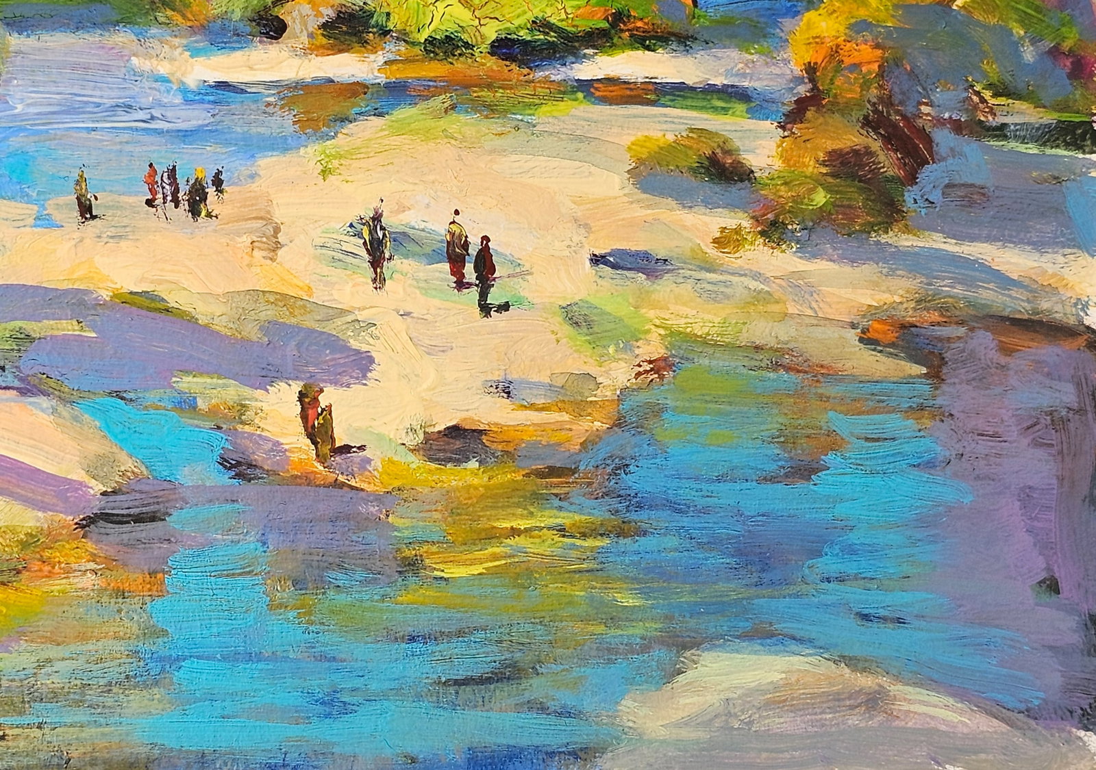 Acrylic painting the city of Ivano-Frankivsk Vyacheslav Petrovich Babac - 6