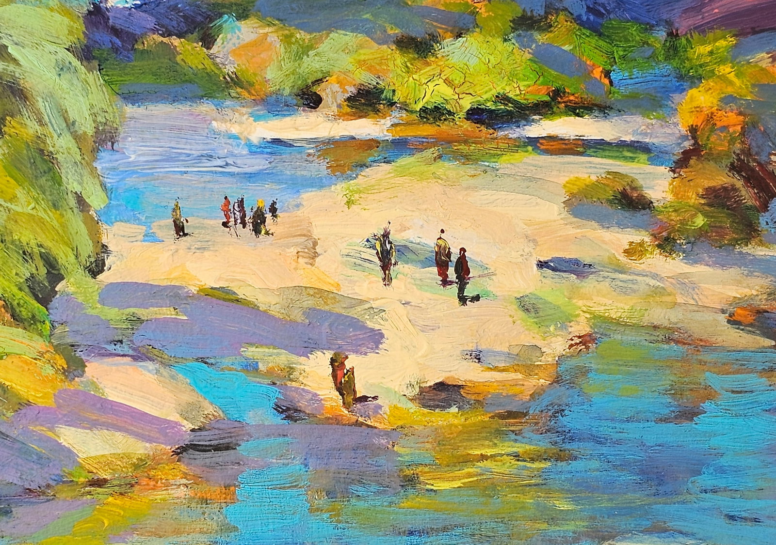Acrylic painting the city of Ivano-Frankivsk Vyacheslav Petrovich Babac - 7