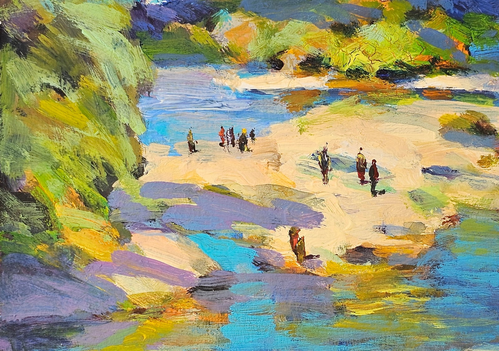 Acrylic painting the city of Ivano-Frankivsk Vyacheslav Petrovich Babac - 8