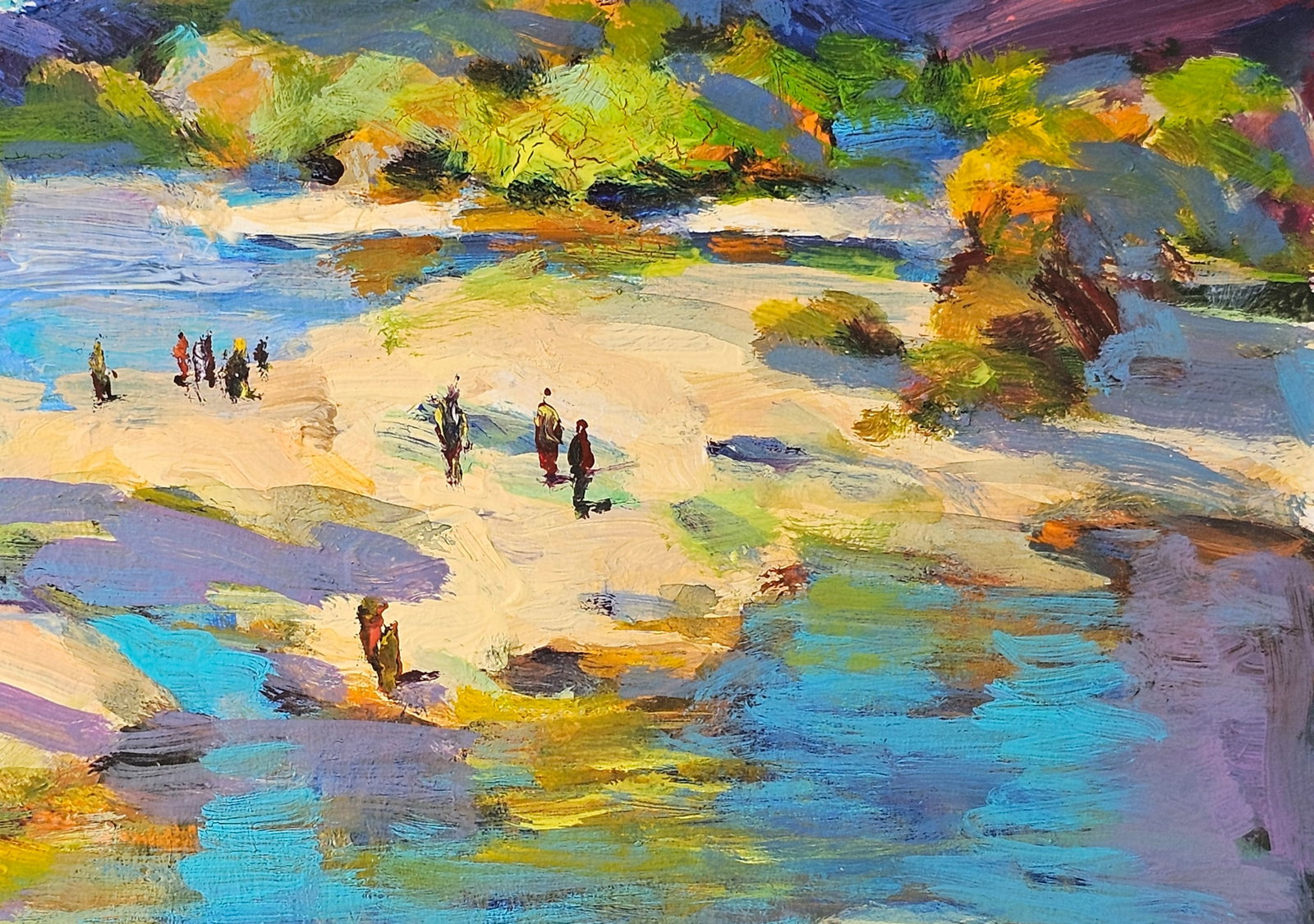 Acrylic painting the city of Ivano-Frankivsk Vyacheslav Petrovich Babac - 9