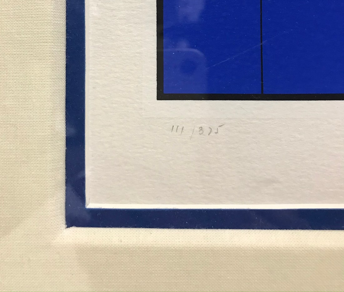 Victor Vasarely The Door Original Serigraph Hand-Signed & Numbered Framed - 3