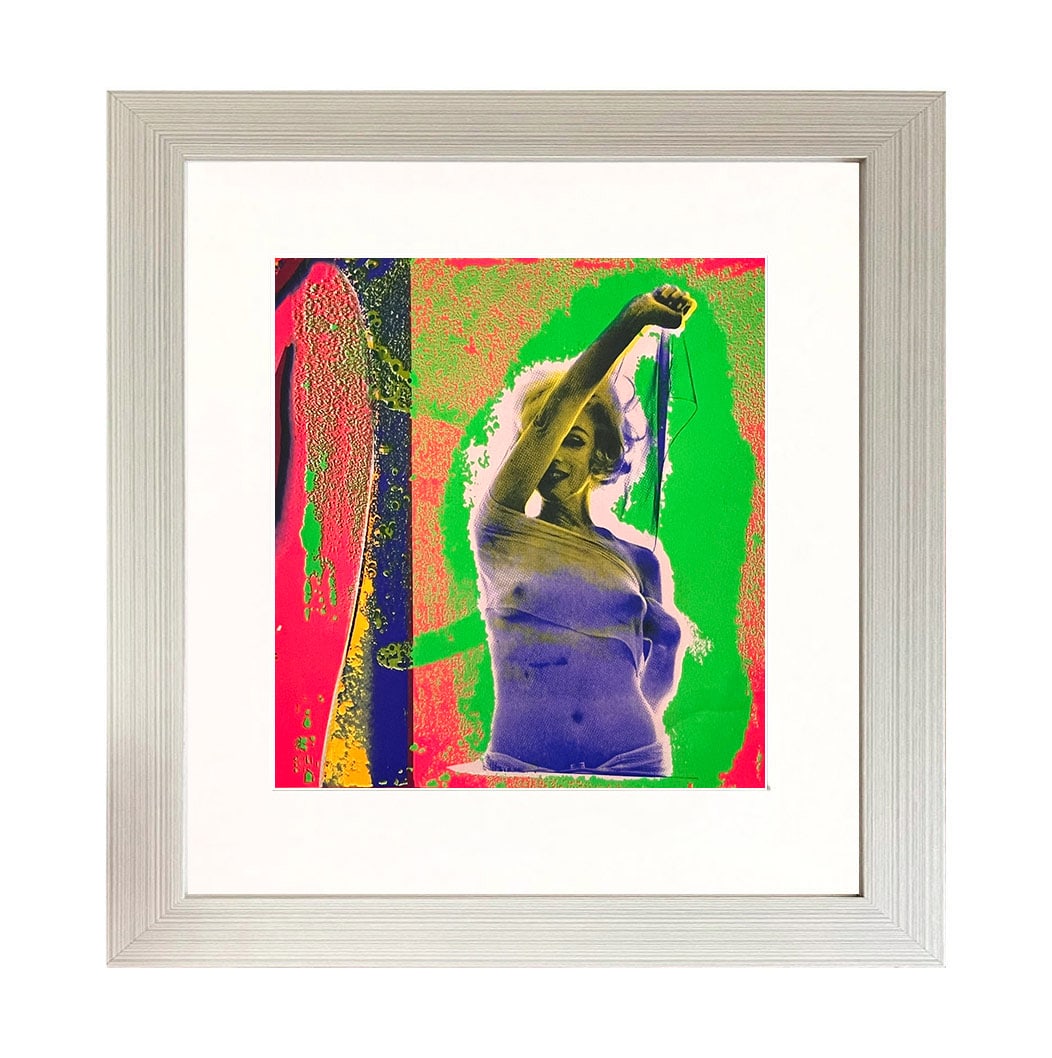Bert Stern Serigraph 1968 Marilyn Monroe Trip 9 framed: Artist: Bert Stern Country: USA Title: The Marilyn Monroe Trip 9 Medium: Serigraph Marks: Not signed, not numbered Printed: 1968 in the USA Paper Size: 11.25 x 11.75 inch Provenance: Avant-Garde