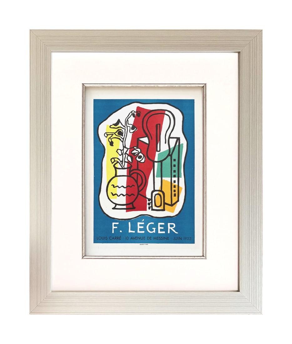 Leger Lithograph 34 Expo 1953 Art in Posters framed (1 of 1)
