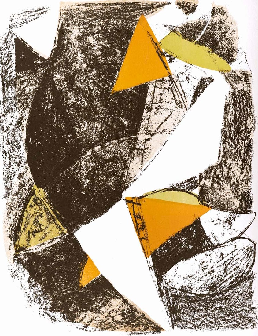 Marino Marini Lithograph Cheval et cavalier XXe siecle 1963 (1 of 1)