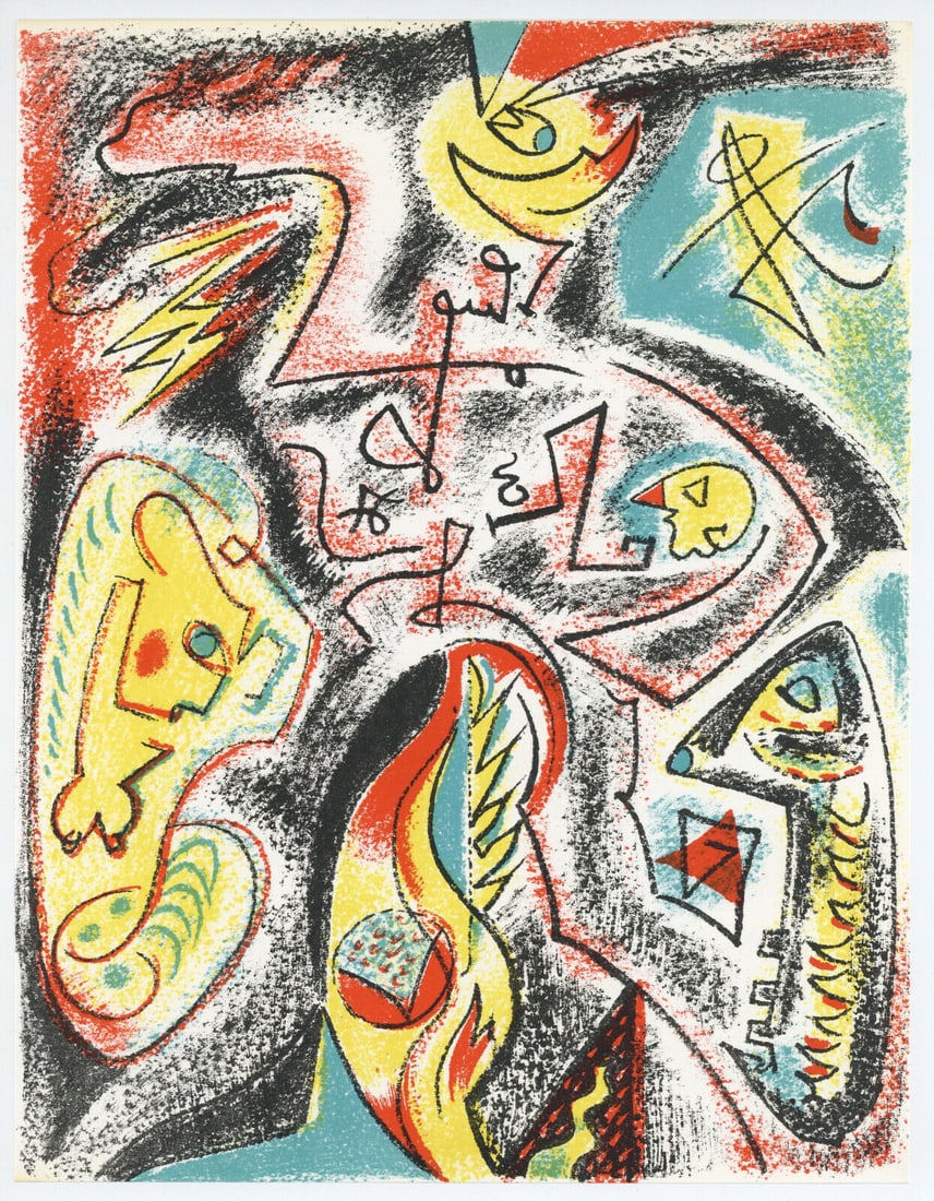 Andre Masson Original Lithograph XXe siecle 1969 (1 of 1)