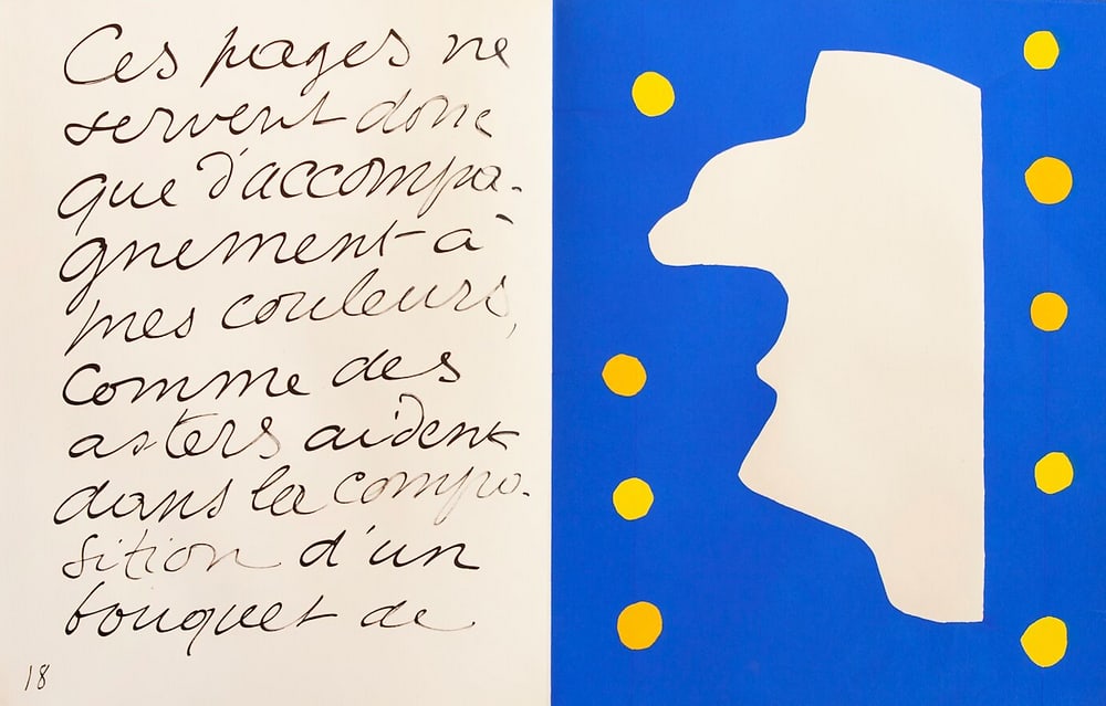 1983 Matisse Lithograph 3 Jazz The Loyal: Artist: Henri Matisse Country: France Title: The Loyal Medium: Lithograph Paper: Size 15 x 22.5 inch, Folded as published Printed: On vellum paper Providence: Book Matisse Jazz 1983 Condition: Fine