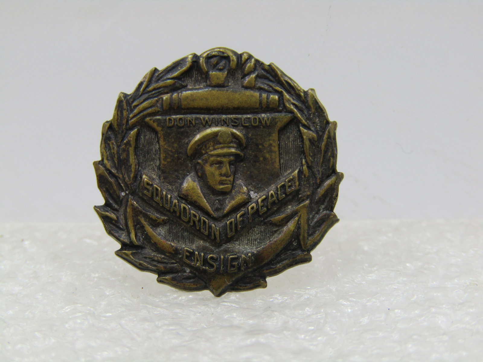 Vintage Don Winslow Squadron of Peace Ensign Brooch/Pin, 1930's - 3