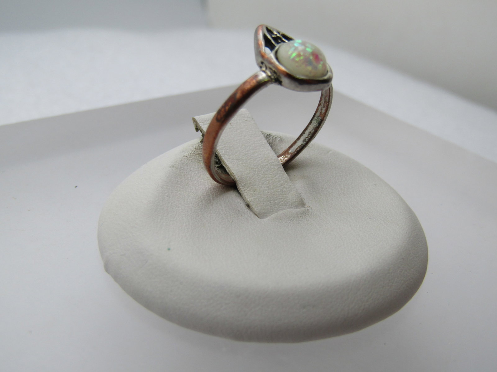 Vintage Sterling Bird on Nest Tie Tack Rhinestone Eggs, Signed Anson, 1960's - 3