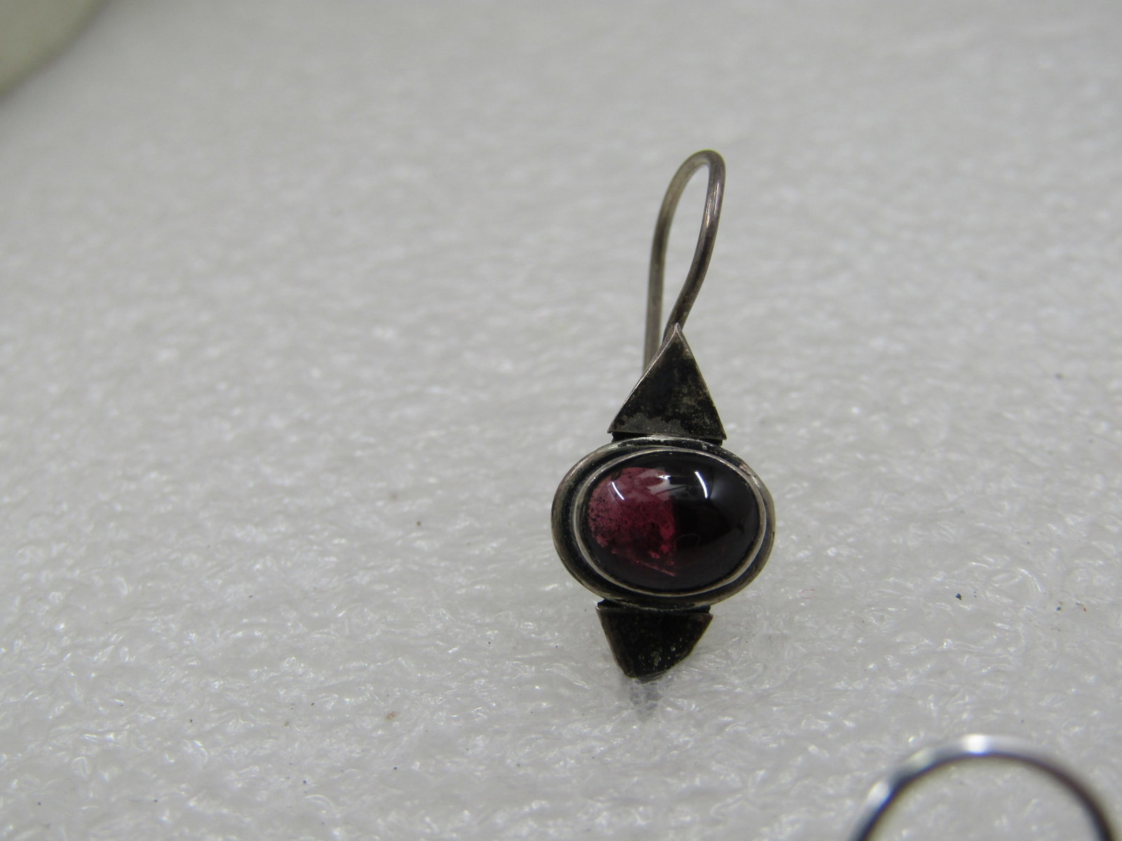 Vintage 3 Single Sterling Silver Earrings, Pierced - 4
