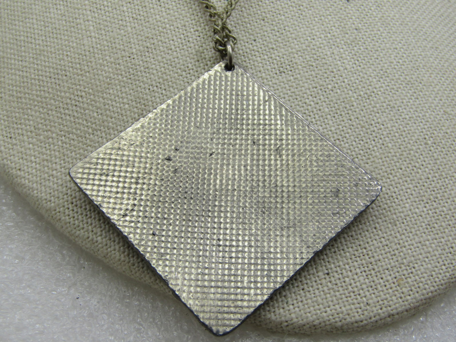 Vintage Egyptian Revival Necklace,, 25", Silver Tone, 1970's-1980's - 5