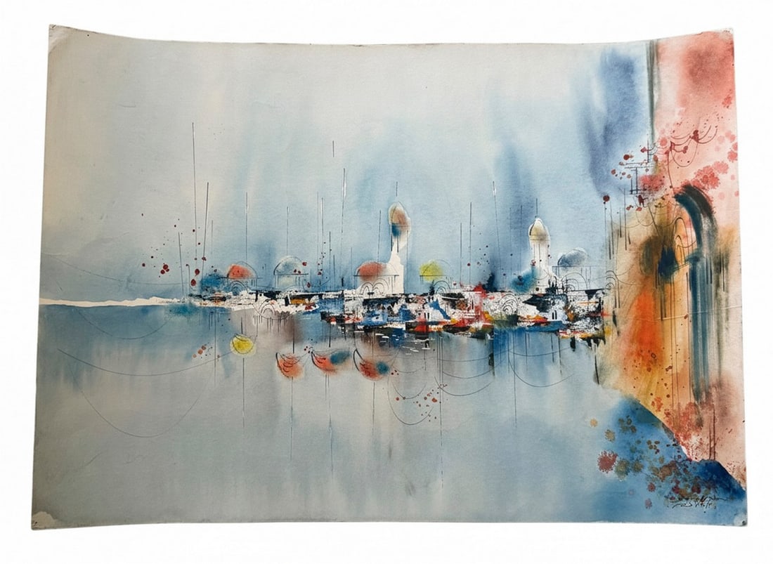 Edward Ben Avram, Original Watercolor (1 of 6)