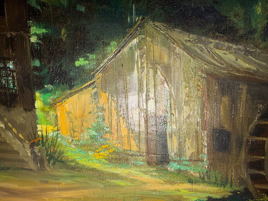 Large (44"x32") Signed Oil Painting on Canvas by James Mastin - 4