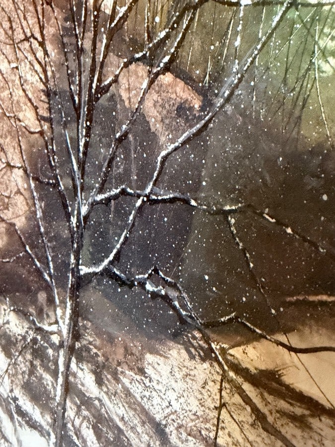 Large Embellished Lithograph by Dennis Frings - 4