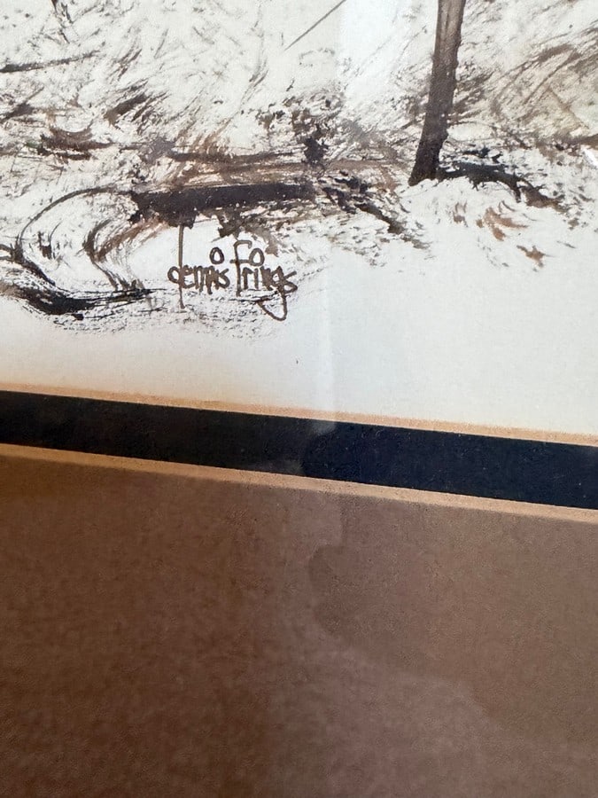 Large Embellished Lithograph by Dennis Frings - 7