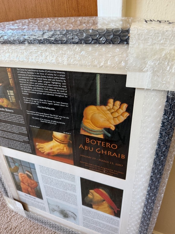 'Botero: Abu Ghraib' Exhibition Poster, UC Berkeley Art Exhibition 2007 - 3