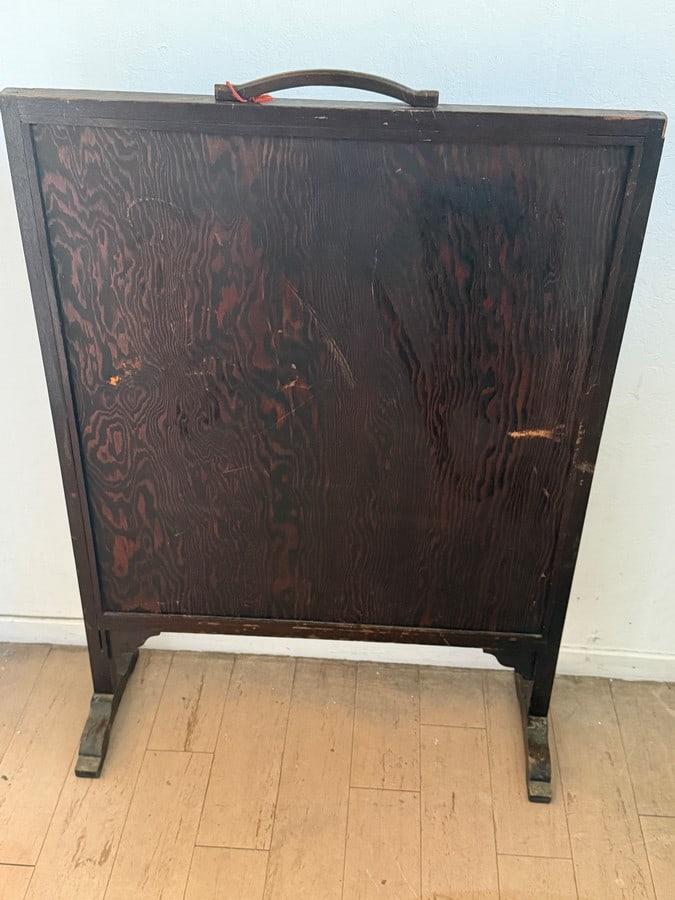 Jacobean Revival Style Fire Screen, circa Late 19th to Early 20th Century - 5