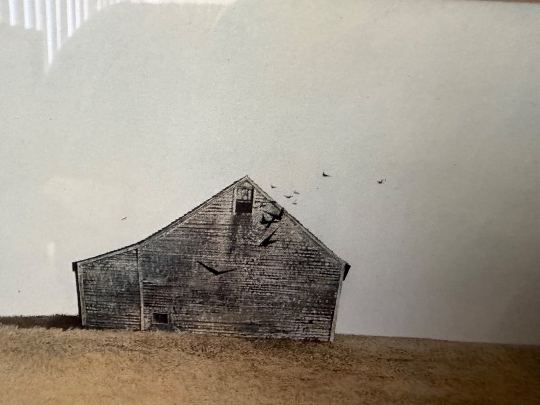 Large Vintage Framed Andrew Wyeth "Christina's World" Art Print - 3