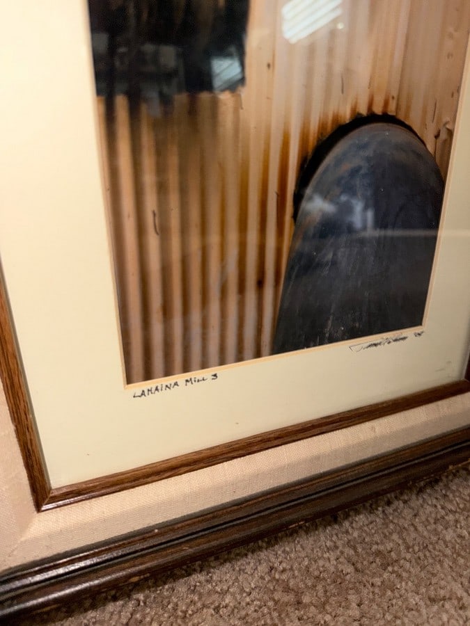 Rare Tomas Hakanson Original Photo "Lahaina Mill 3" - Signed Print #1/10 - Framed - 2