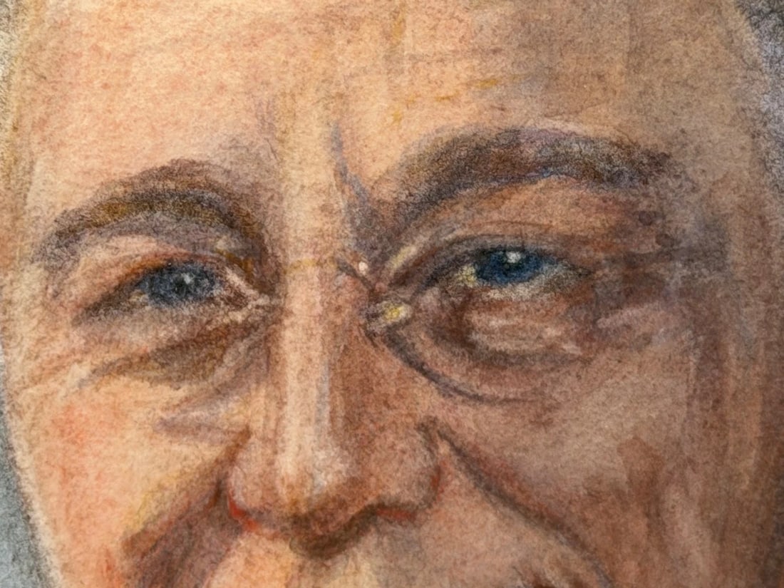 President Franklin D. Roosevelt Portrait Painting (1882–1945) Circa 1940's - 16