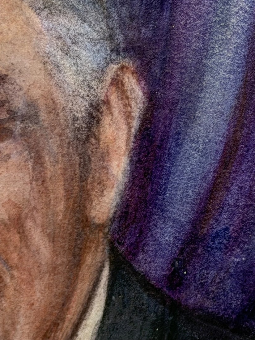 President Franklin D. Roosevelt Portrait Painting (1882–1945) Circa 1940's - 19