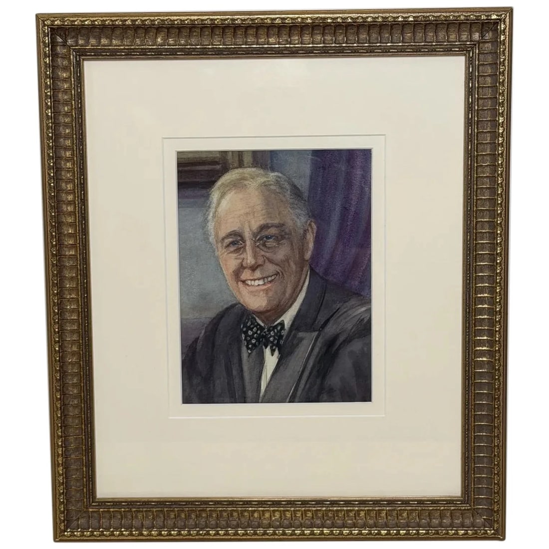 President Franklin D. Roosevelt Portrait Painting (1882–1945) Circa 1940's (1 of 20)