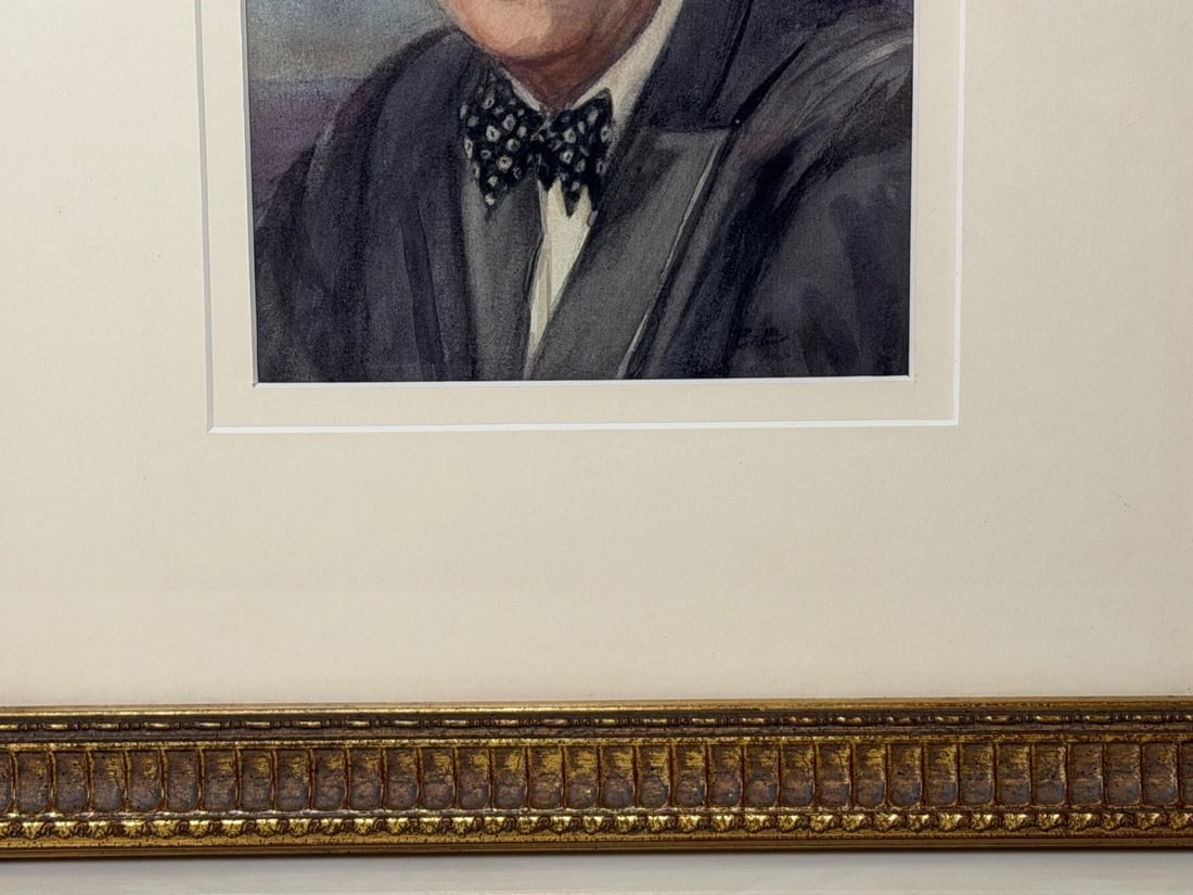 President Franklin D. Roosevelt Portrait Painting (1882–1945) Circa 1940's - 5