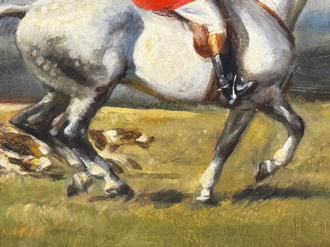 The Grey Horse – Lead Huntsman with Hounds, Crawley & Horsham, Sussex Hunt - 14