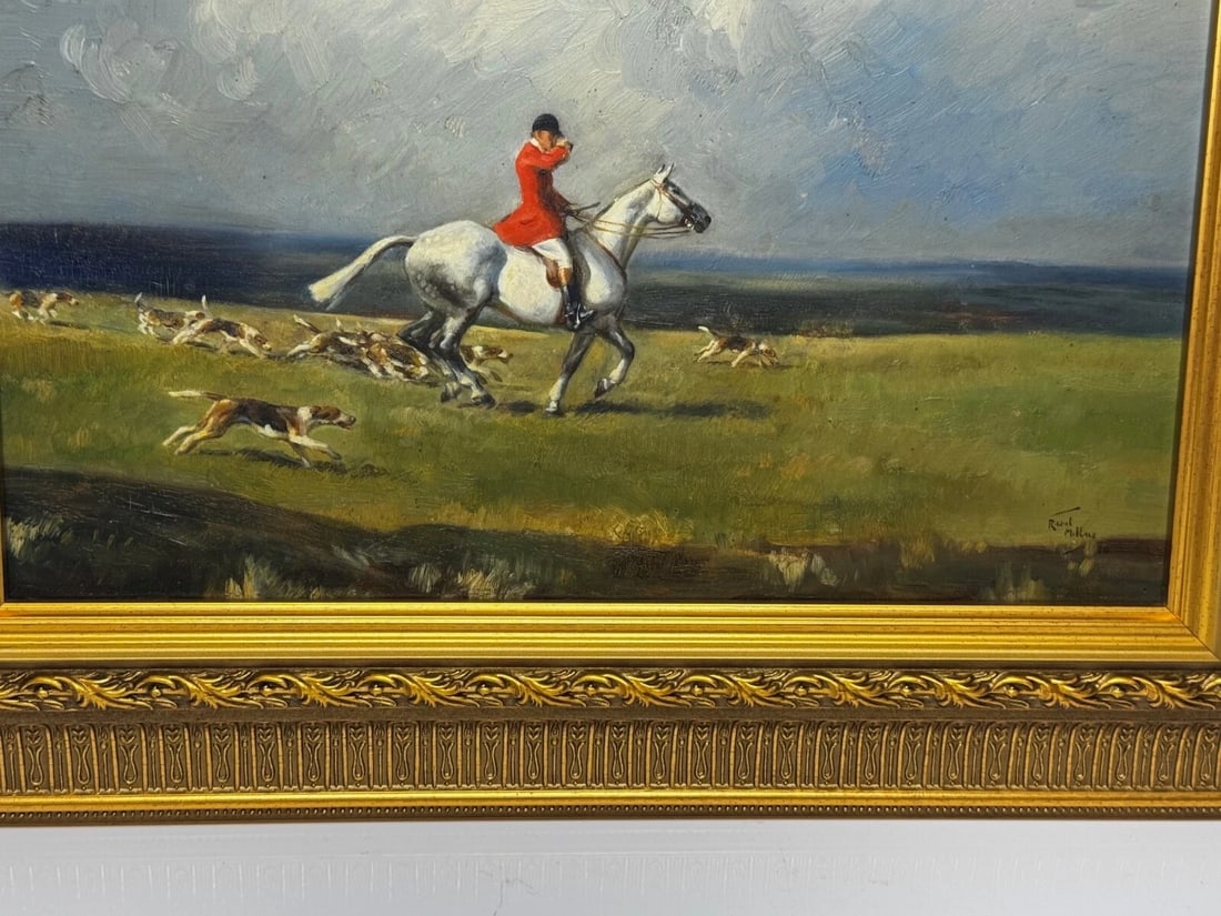 The Grey Horse – Lead Huntsman with Hounds, Crawley & Horsham, Sussex Hunt - 5