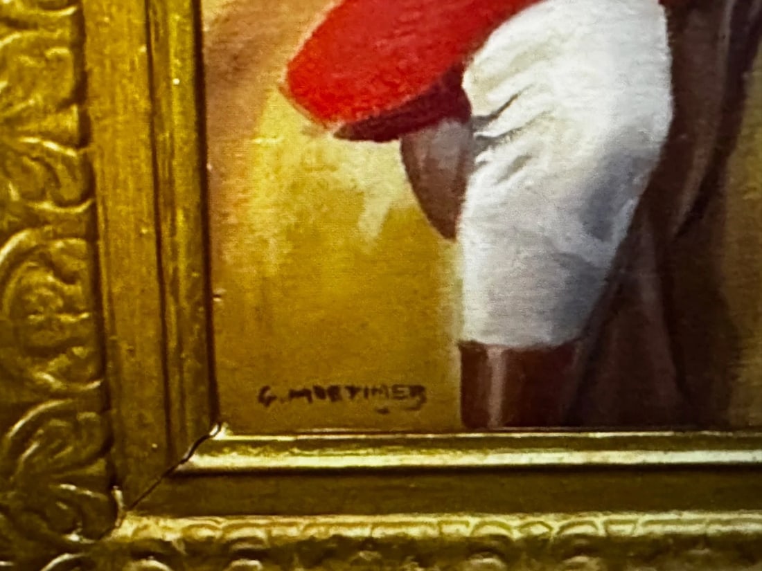 British Historic Oil Painting Royalty Hunting Portrait of King Edward VIII - 13