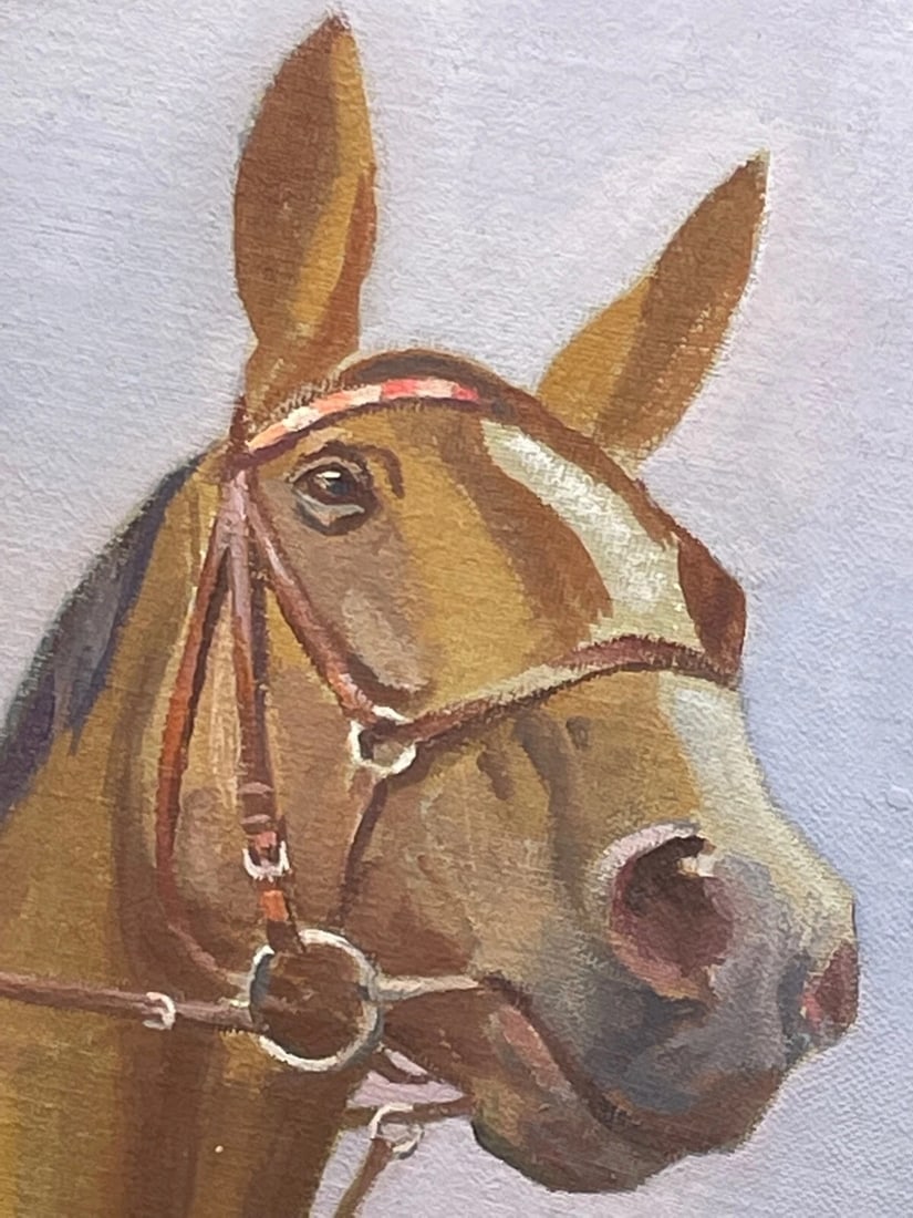 British Historic Oil Painting Royalty Hunting Portrait of King Edward VIII - 9