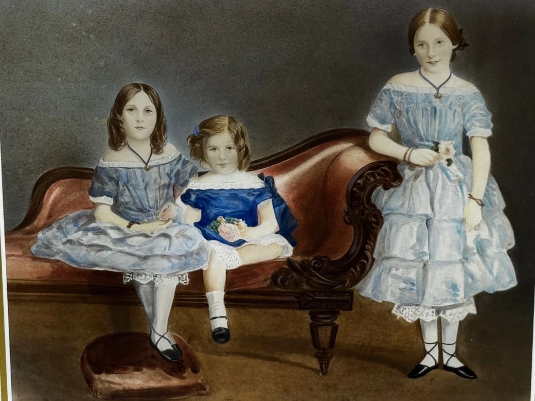 Captain John Cooke’s Family Portrait Legacy Louisa & Augusta & Sophia Devonsher - 2