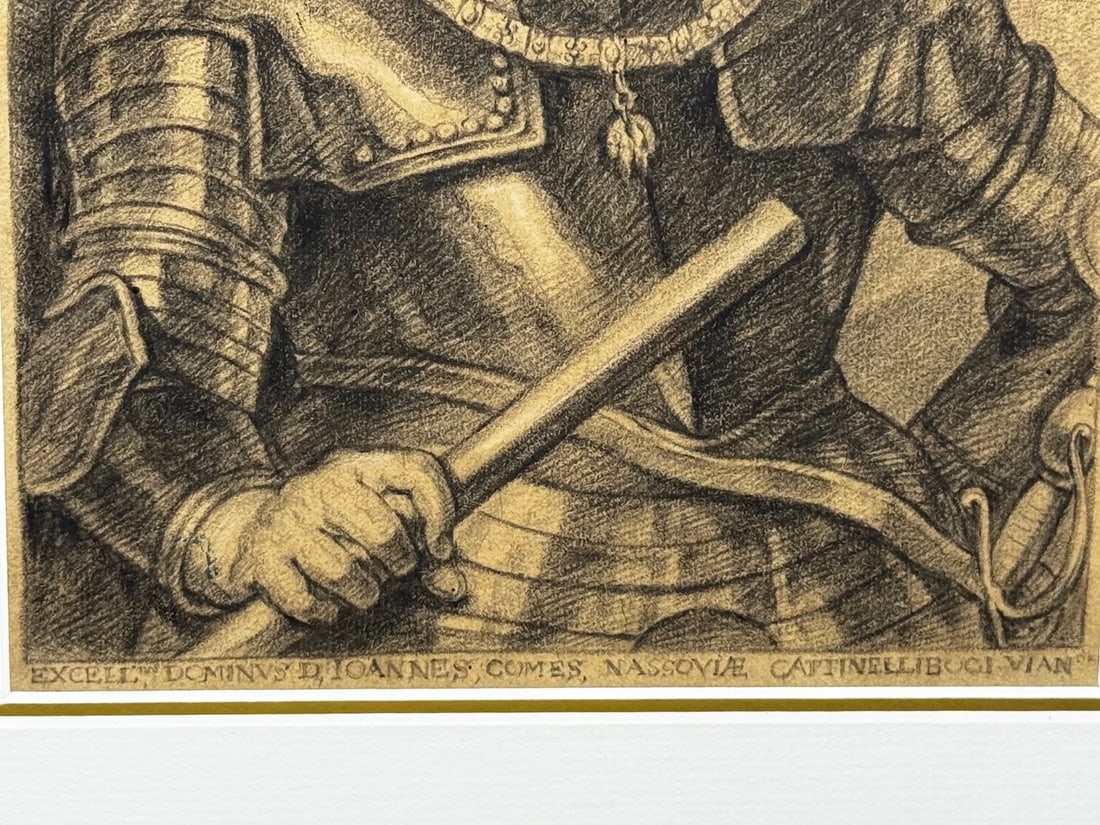 John VIII Count of Nassau Lord of Cattenell & Beilstein in Armor After Van Dyck - 5