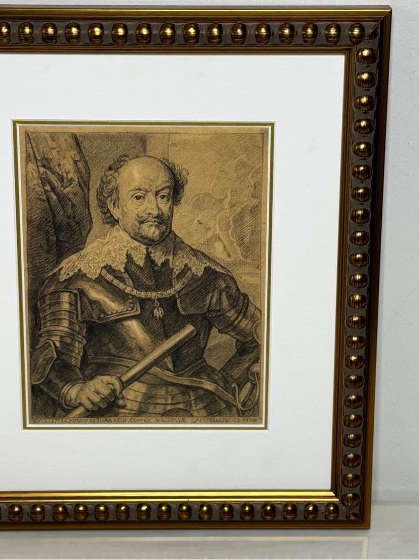 John VIII Count of Nassau Lord of Cattenell & Beilstein in Armor After Van Dyck - 6