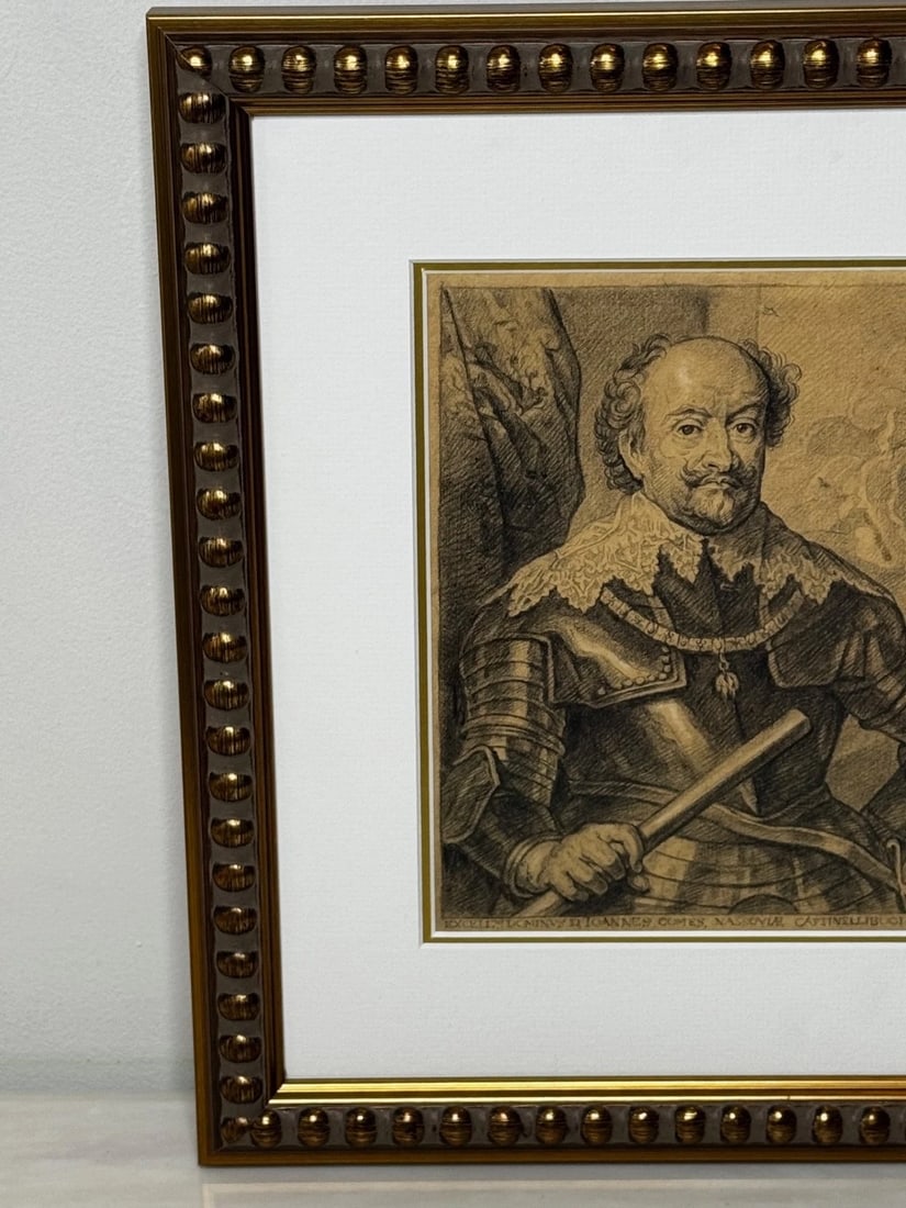 John VIII Count of Nassau Lord of Cattenell & Beilstein in Armor After Van Dyck - 7