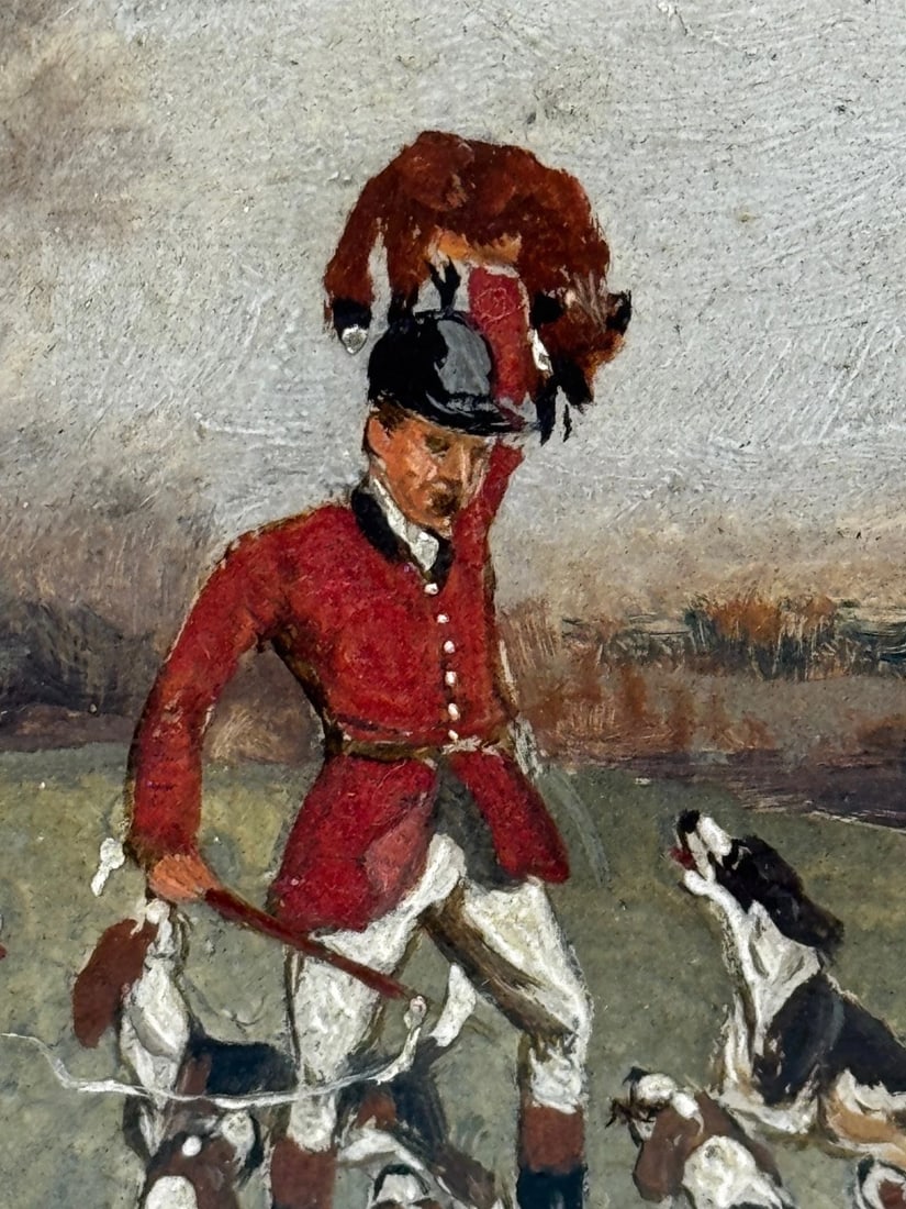 Victorian Oil Painting The Death The Berkeley Hunt c1880 By Charles Faulkner - 10