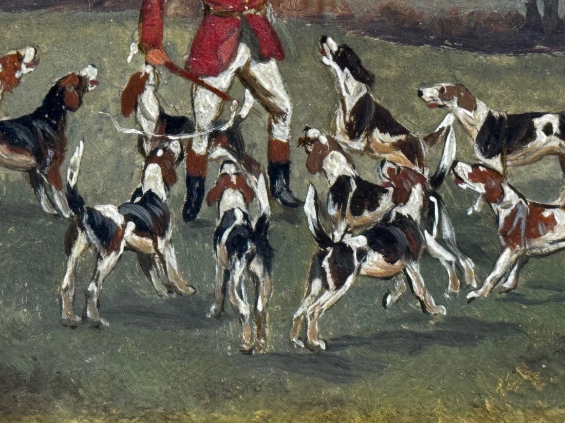 Victorian Oil Painting The Death The Berkeley Hunt c1880 By Charles Faulkner - 12