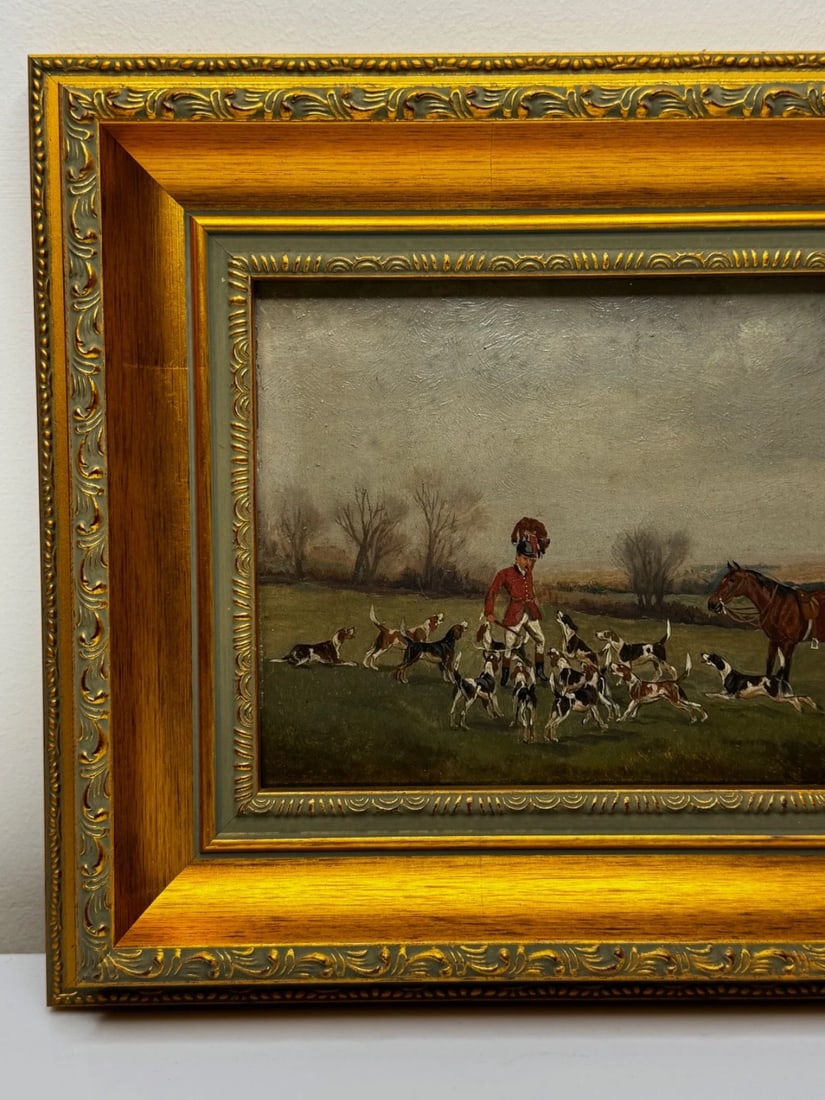 Victorian Oil Painting The Death The Berkeley Hunt c1880 By Charles Faulkner - 14