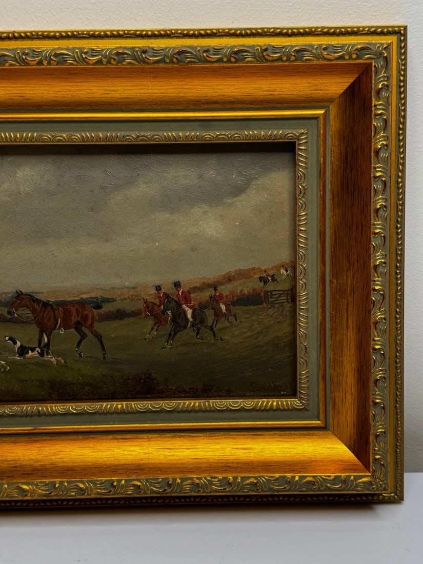 Victorian Oil Painting The Death The Berkeley Hunt c1880 By Charles Faulkner - 15