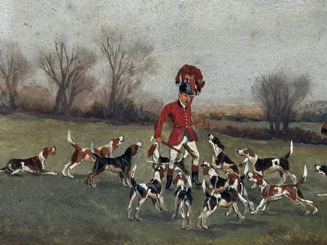 Victorian Oil Painting The Death The Berkeley Hunt c1880 By Charles Faulkner - 7