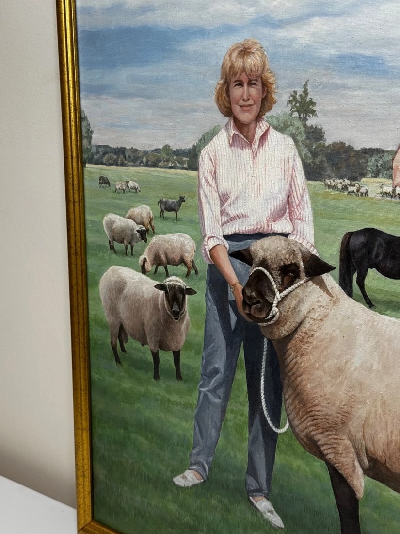 Royal Country Portrait Camilla Queen Consort At Wiltshire Farm Prized Animals - 4