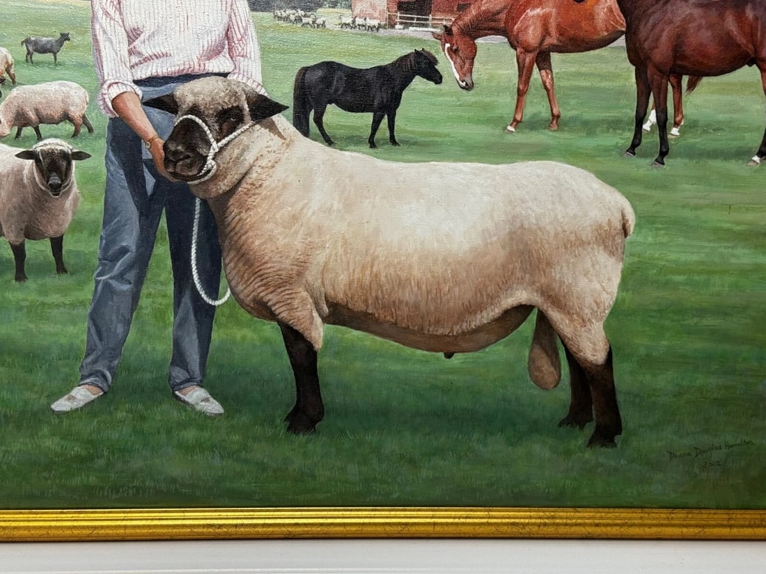 Royal Country Portrait Camilla Queen Consort At Wiltshire Farm Prized Animals - 6