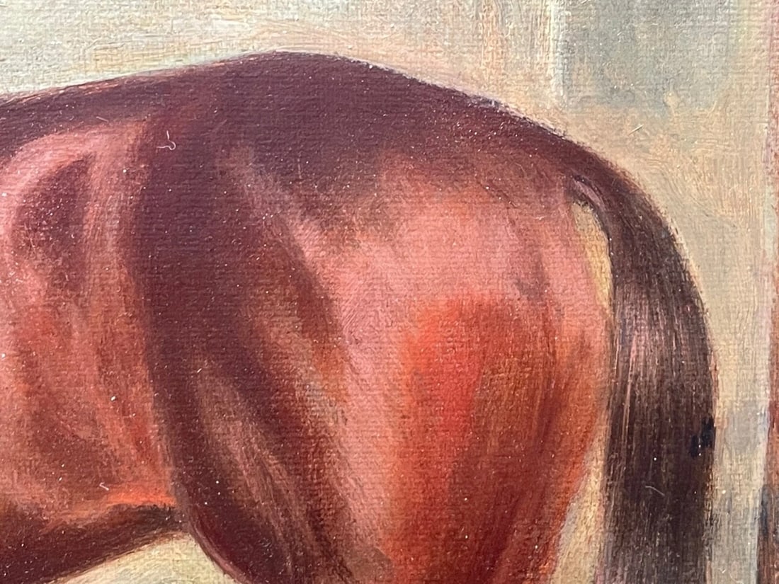 Painting Racehorses Spion Kop Winner Derby Stakes Frederick Albert Clarke C1920 - 6