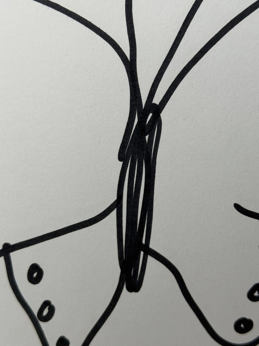 Damien Hirst Butterfly with Hearts – Signed Original Ink Drawing on Paper - 19