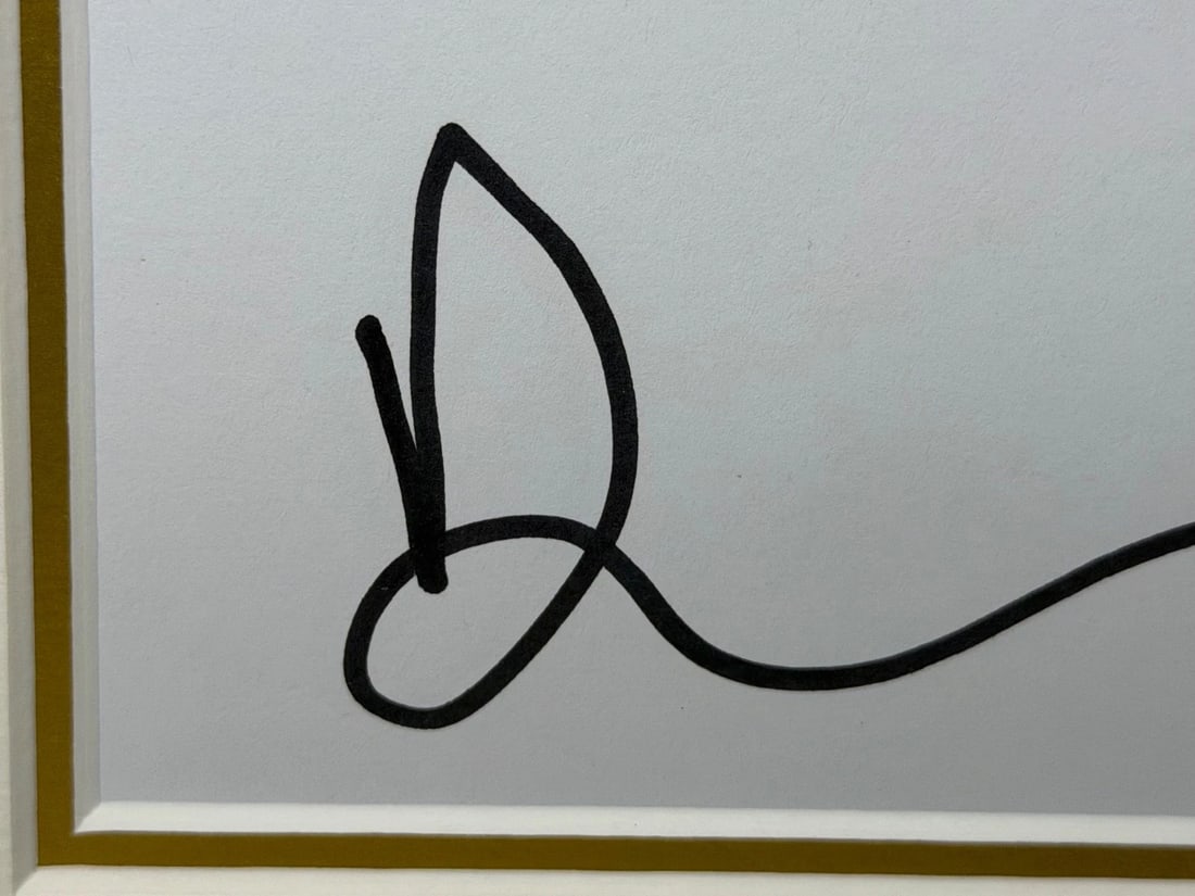 Damien Hirst Butterfly with Hearts – Signed Original Ink Drawing on Paper - 20